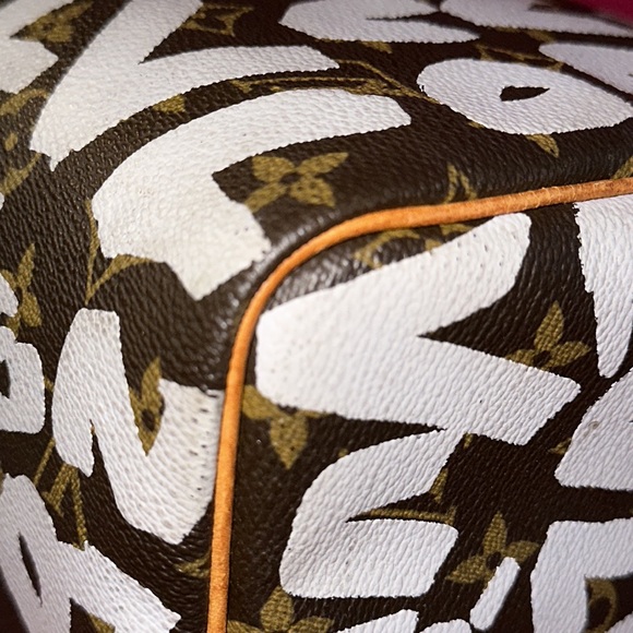 Louis Vuitton Stephen Sprouse speedy 30 Boston satchel silver graffiti - Picture 13 of 16